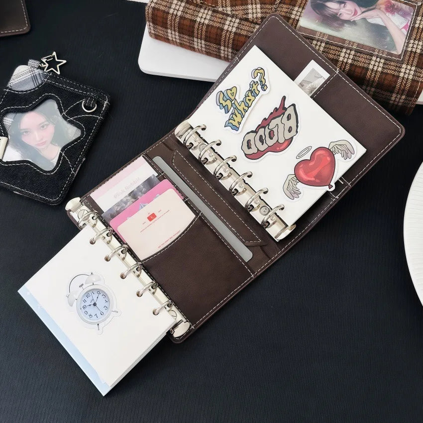 Premium Leather Refillable Pocket Notebook