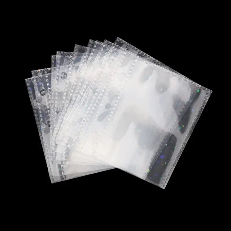 Cute Transparent Mini Ring Binder Notebook