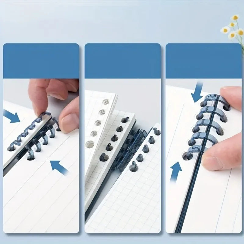 Pink Aesthetic Refillable Ring Binder Notebook