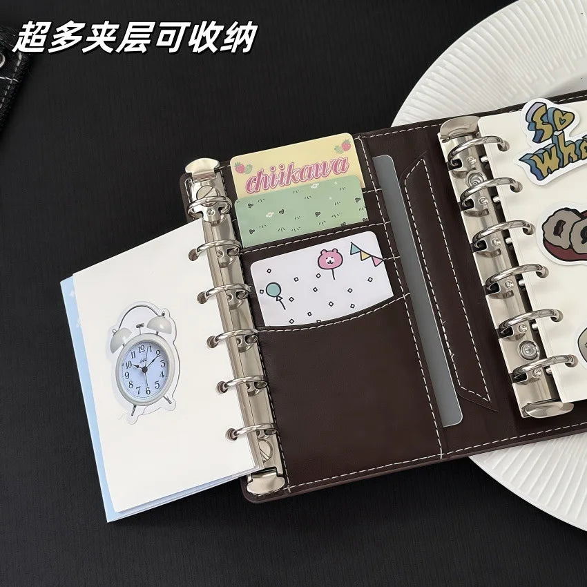 Premium Leather Refillable Pocket Notebook