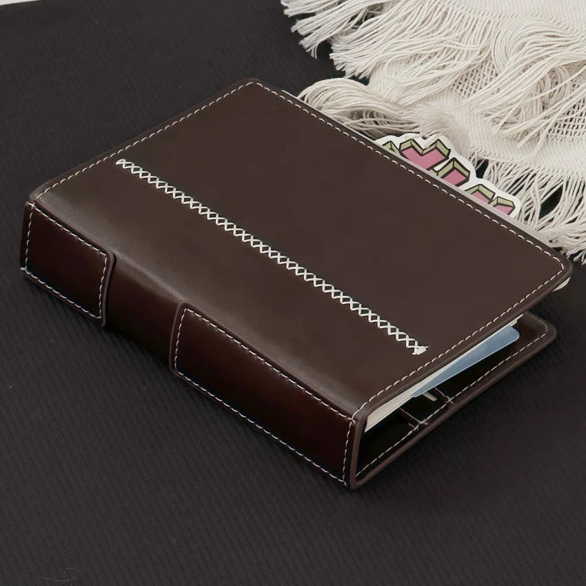 Premium Leather Refillable Pocket Notebook