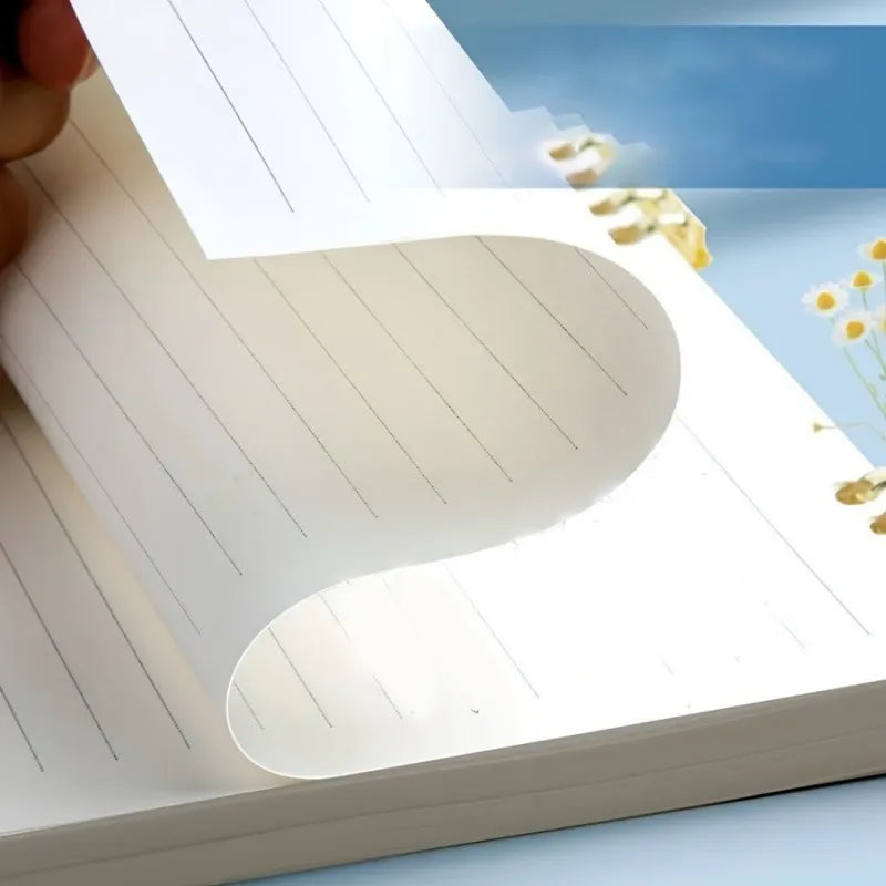 Pink Aesthetic Refillable Ring Binder Notebook