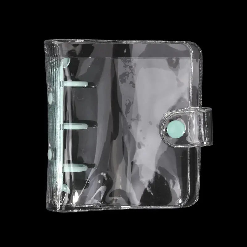 Cute Transparent Mini Ring Binder Notebook