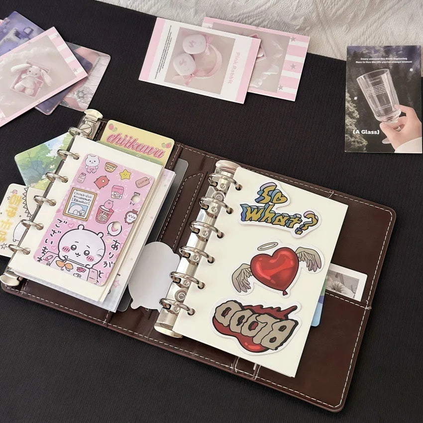 Premium Leather Refillable Pocket Notebook