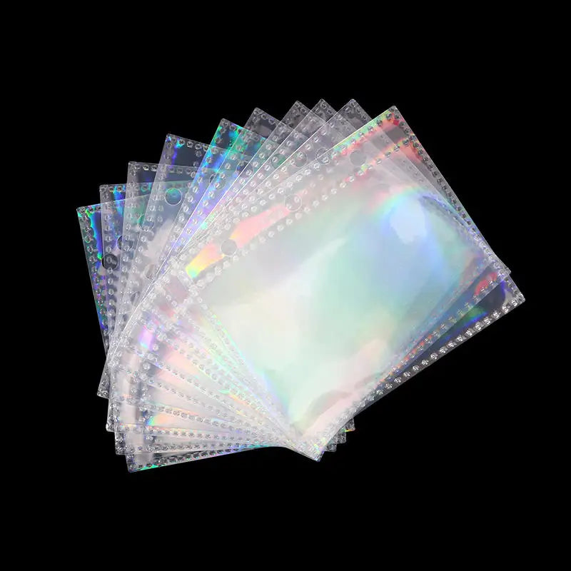 Cute Transparent Mini Ring Binder Notebook